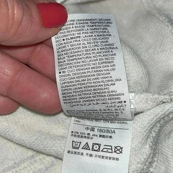 Old Navy Sweatshirt with hot pink neon embroidered palm tree on front - Picture 9 of 11